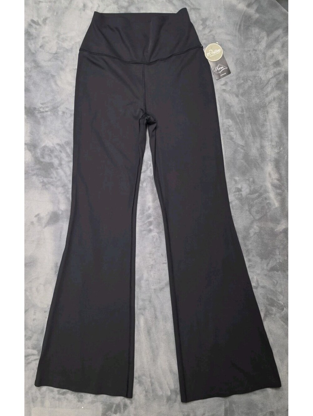 Flatley Cozy Adapt Flare Leggings L Black High Waist LYCRA NWT